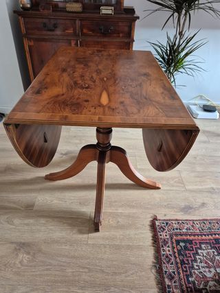 Mesa inglesa extensible madera