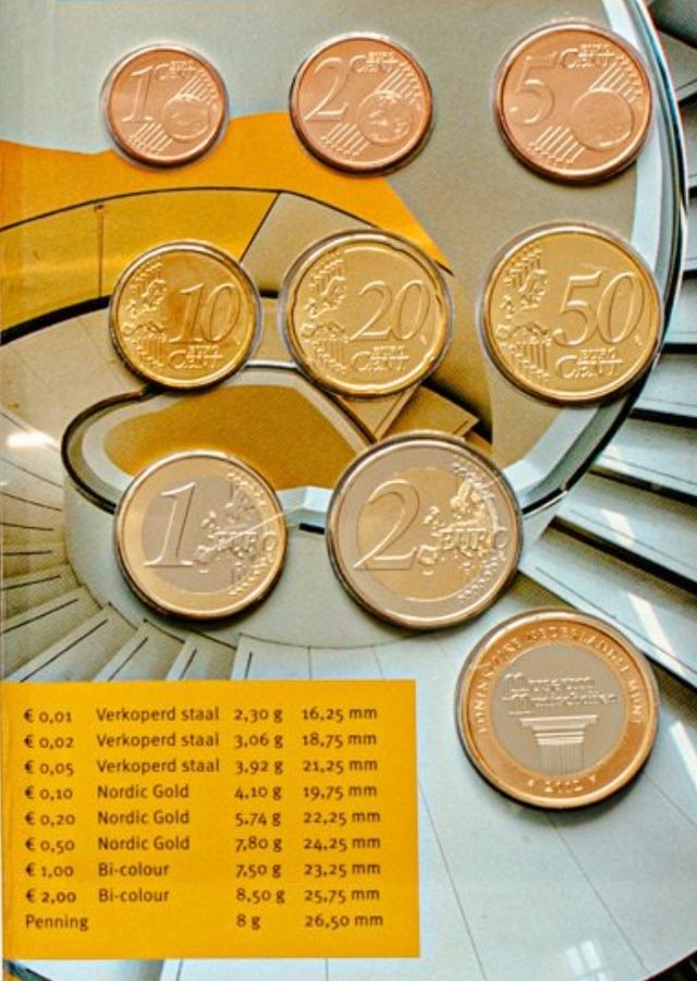 Set monedas Países Bajos 2012 Muntschatten Deel BU