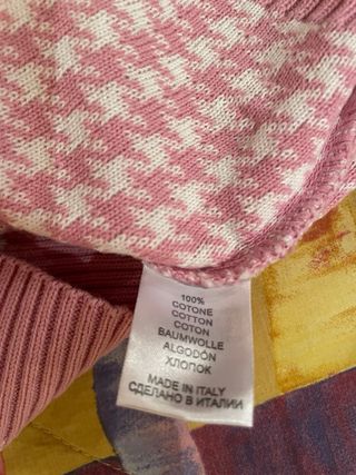 Gilet Kontatto fantasia pied de poule S/M