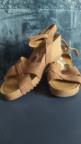 Sandalias Panamá Jack Beige Talla 40