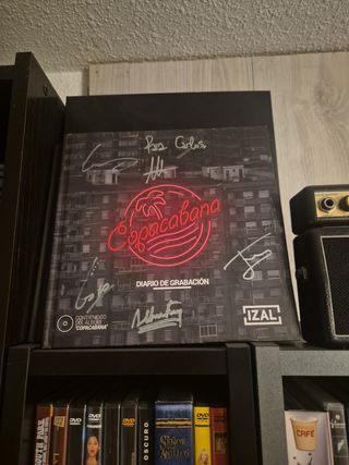 Izal Copacabana Diario de Grabación CD FIRMADO