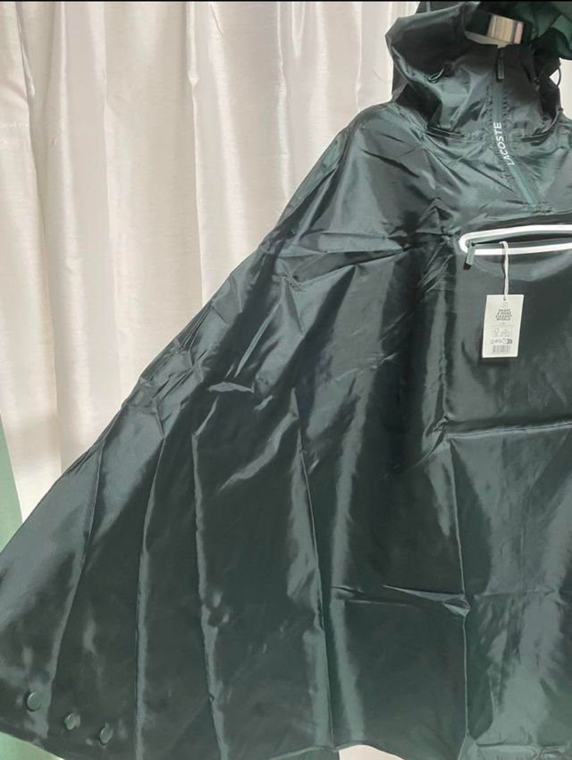 Chubasquero Poncho Lacoste Unisex Verde