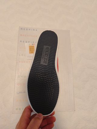 Zapatillas Geox Rojas