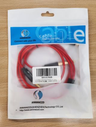 Cavo Jack 3.5mm a 6.35mm Doppio 1 Metro
