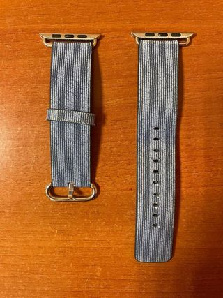 Correa Apple Watch Azul efectos Rayas