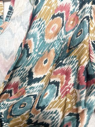 Top Corto Estampado Boho Verano Talla S