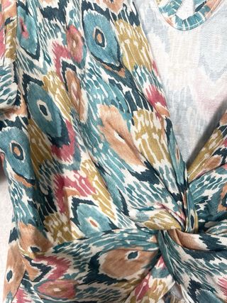 Top Corto Estampado Boho Verano Talla S