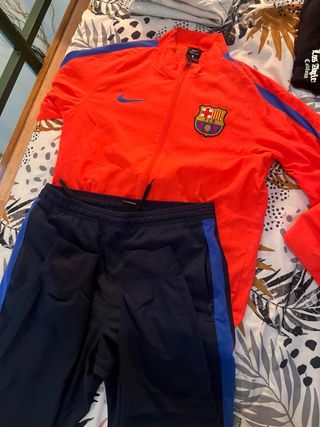 Conjunto Original Nike FC Barcelona Naranja 