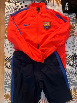 Conjunto Original Nike FC Barcelona Naranja 