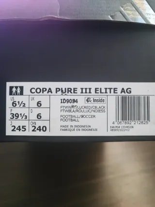 Botas fútbol Adidas Copa Pure 3 Elite AG