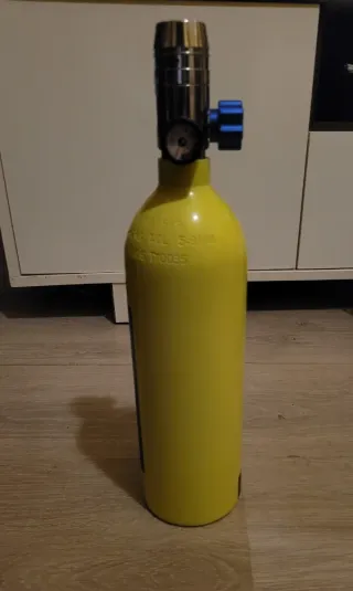 Botella Aire Buceo CHIKADIV C400 1L.✅️NO ENVIO