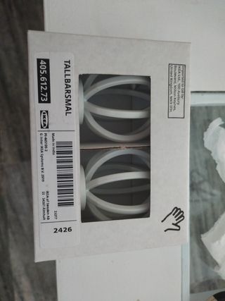 Bolas decorativas IKEA TALLBARSMAL blancas