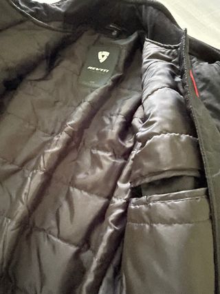 Chaqueta Moto Hombre Negra Roja