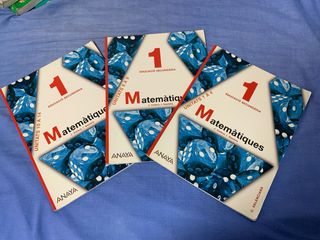 Pack de 3 libros de Matemáticas - 1º ESO