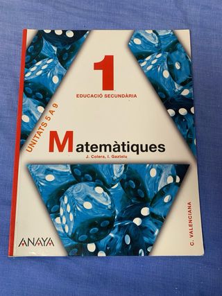 Pack de 3 libros de Matemáticas - 1º ESO