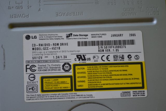 Lector DVD LG Beige