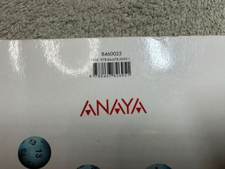 Libro matemáticas Anaya 1° bachiller