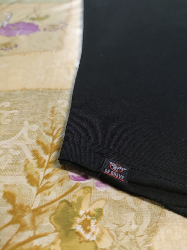 Camiseta Negra Le Breve Talla XS Hombre