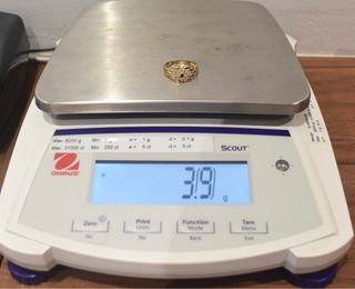 SORTIJA DE ORO 18K/3.9Gr