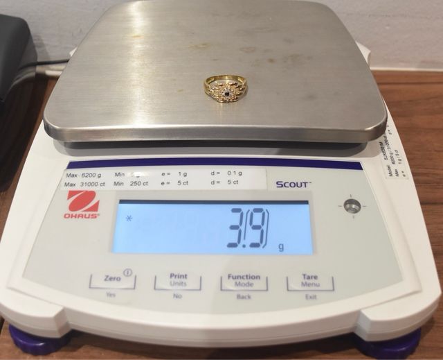 SORTIJA DE ORO 18K/3.9Gr