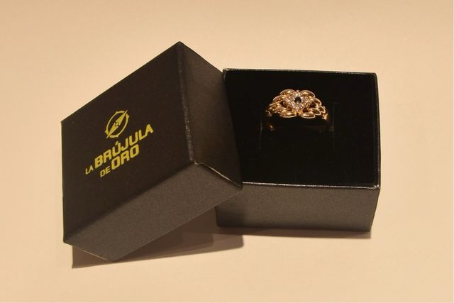 SORTIJA DE ORO 18K/3.9Gr