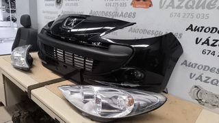 Paragolpes delantero y Ópticas Peugeot 206 + Plus