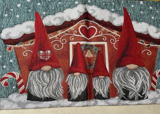 Tappeto Natale Gnomi Ingresso Cucina