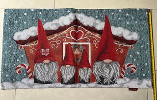 Tappeto Natale Gnomi Ingresso Cucina