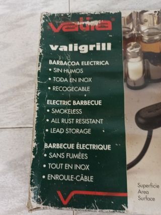 Barbecue elettrico Valigrill 1600W