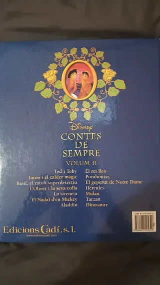 Volumen II de cuentos de Disney
