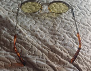 Gafas de sol vintage Bialucci amarillas