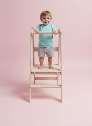 SEGURIDAD Torre Aprendizaje Montessori plegable