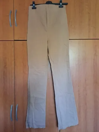 Pantaloni Premaman Cotone Beige L Il Pancione