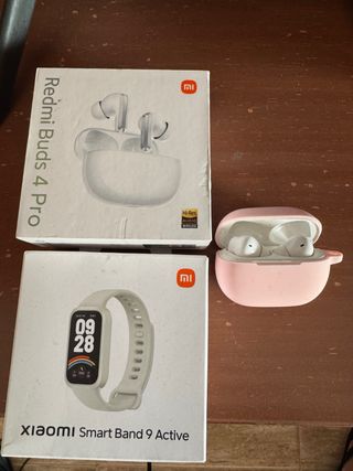 Xiaomi Buds Pro 4 y Band active 9