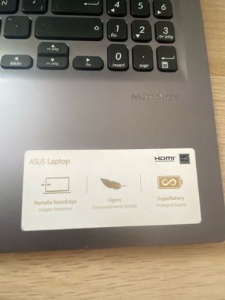 Ordenador Asus F515JA i3 Gris