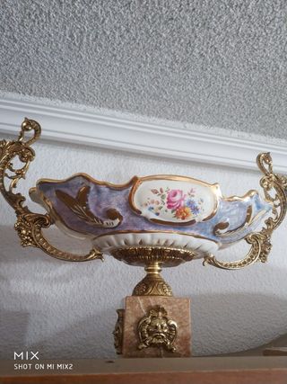 Centro de Mesa Porcelana y Mármol