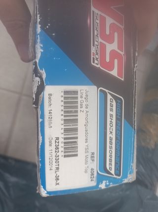Amortiguadores YSS Gas Moto Top Line Z
