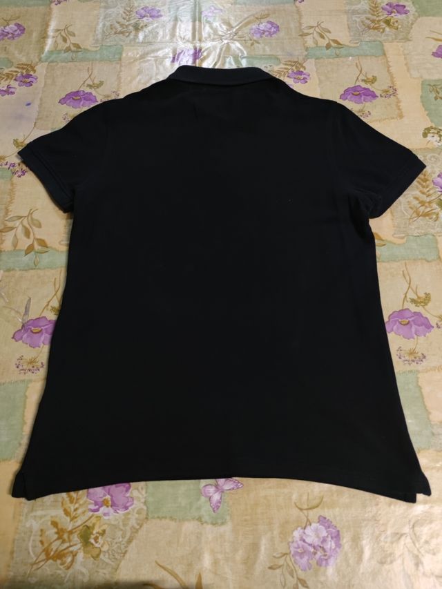 Polo Negro Lefties Talla S Slim Fit Hombre