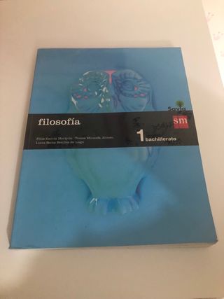 Libro filosofia 1 bachillerato SM savia