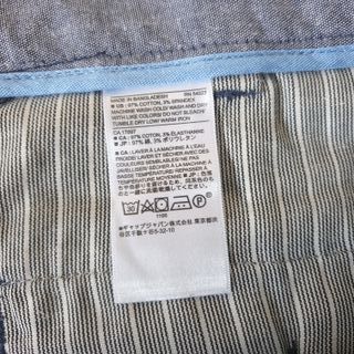 Calças Chino Banana Republic Aiden Tamanho XL Azul