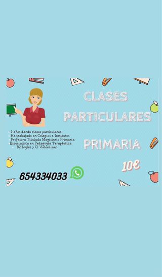 Clases de Refuerzo y Apoyo