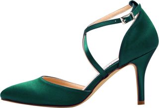 Sandalias de tacón alto verdes 8cm