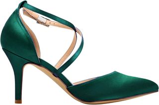 Sandalias de tacón alto verdes 8cm