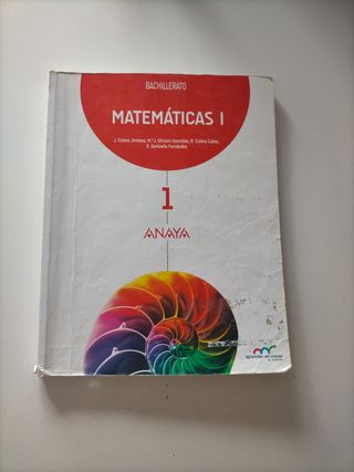 Matemáticas 1 Bachillerato 