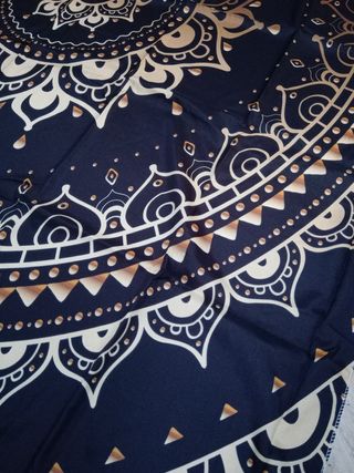Arazzo Mandala Nero e Oro