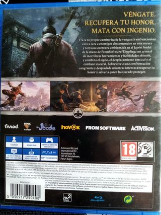 Sekiro: Shadows Die Twice PS4