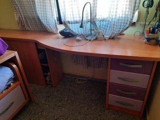 Cama nido con zapatera/escritorio