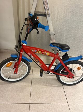 Bicicleta Patrulla Canina 16 Roja