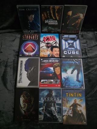 DVDs Ciencia Ficción (precio unitario)