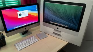 iMac 21,5 mediados 2014 Plata